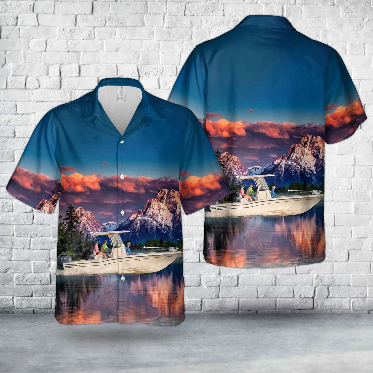 USA Grady-White Boats 251 CE Coastal Explorer Hawaiian Shirt Gift for Men Dad Father Gift for Men Dad Father
