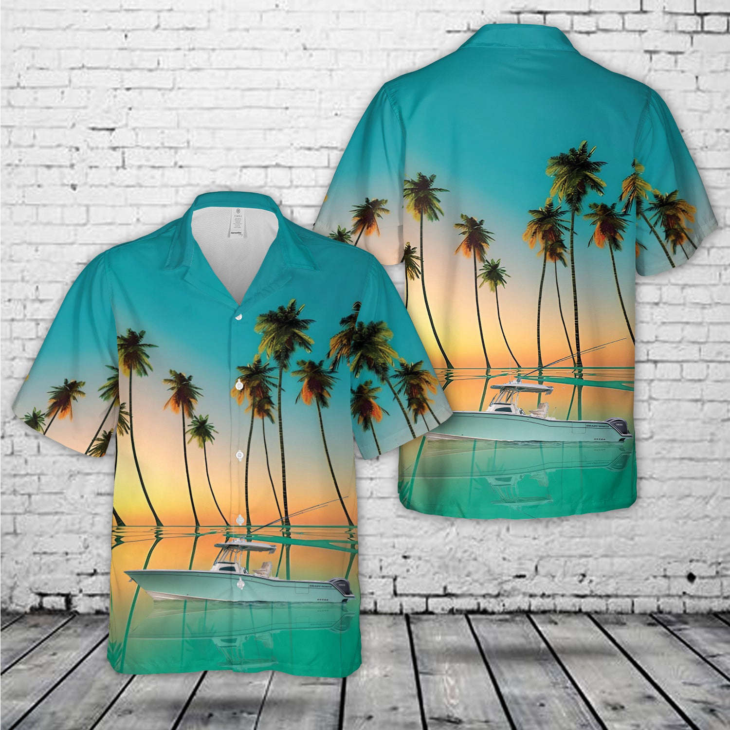 USA Grady-White Boats Canyon 326 Center Console Hawaiian Shirt Gift for Men Dad Father Gift for Men Dad Father