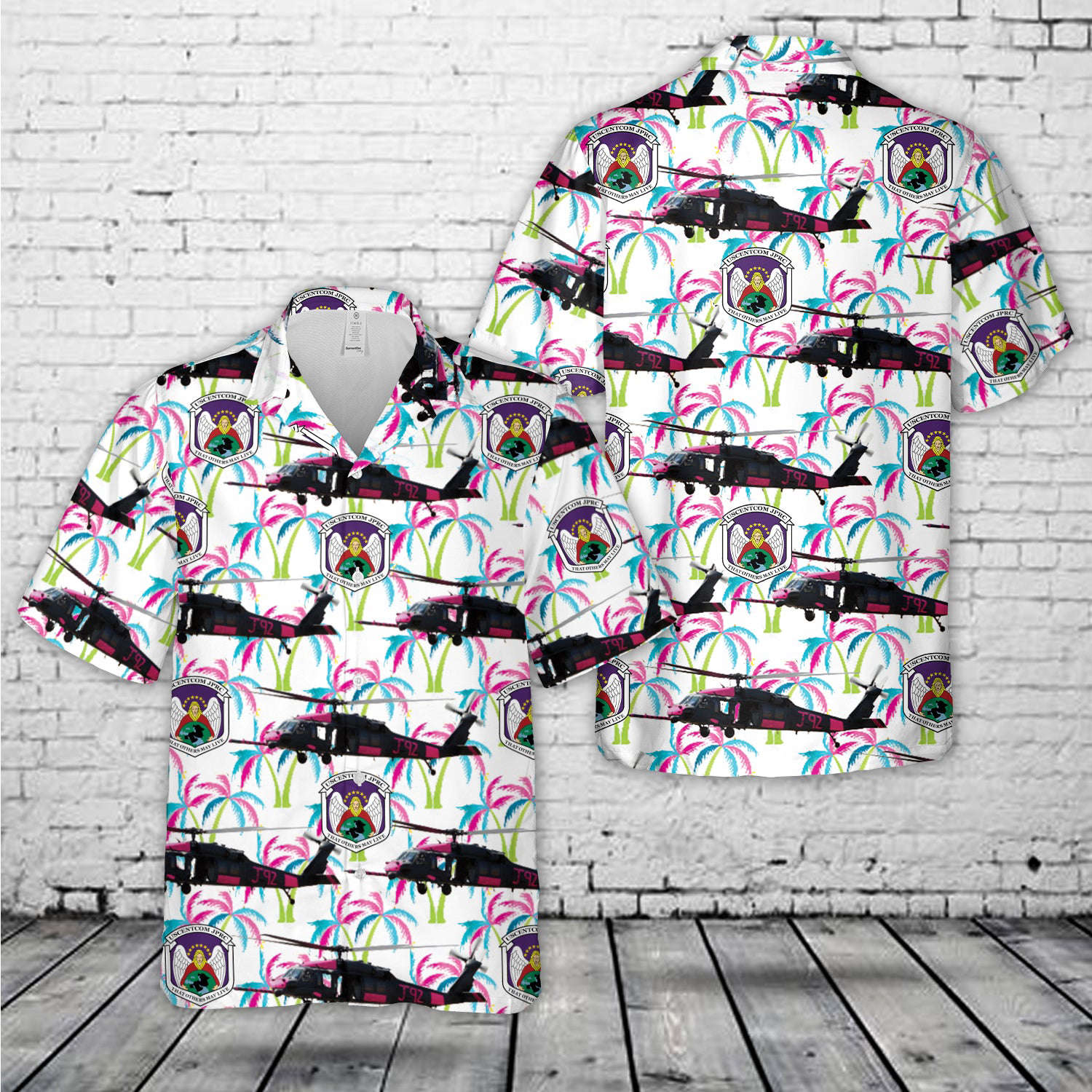 USCENTCOM JPRC Hawaiian Shirt Gift for Men Dad Father Gift for Men Dad Father