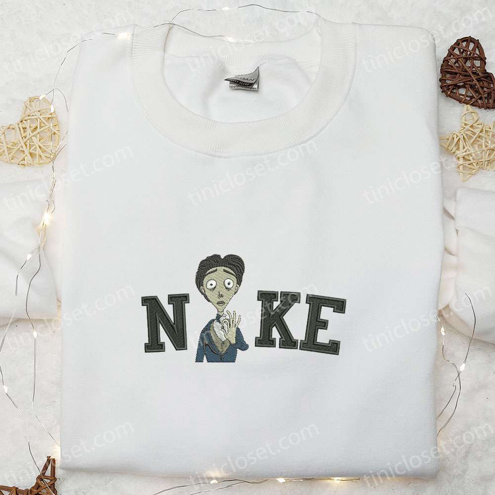 Victor Van Dort x Nike Movie Hoodie – Halloween Embroidered Shirt Best Halloween Gift Ideas for Family