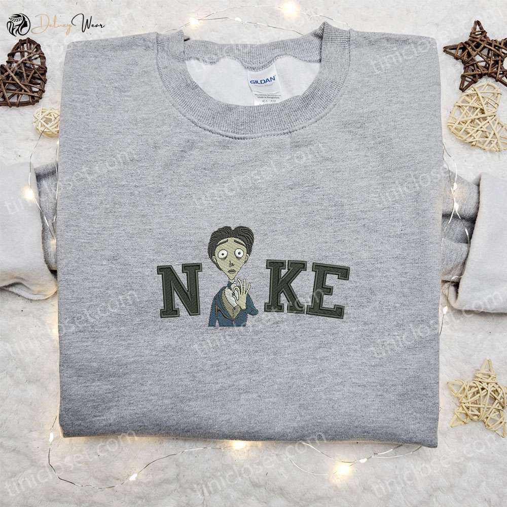Victor Van Dort x Nike Movie Hoodie – Halloween Embroidered Shirt Best Halloween Gift Ideas for Family