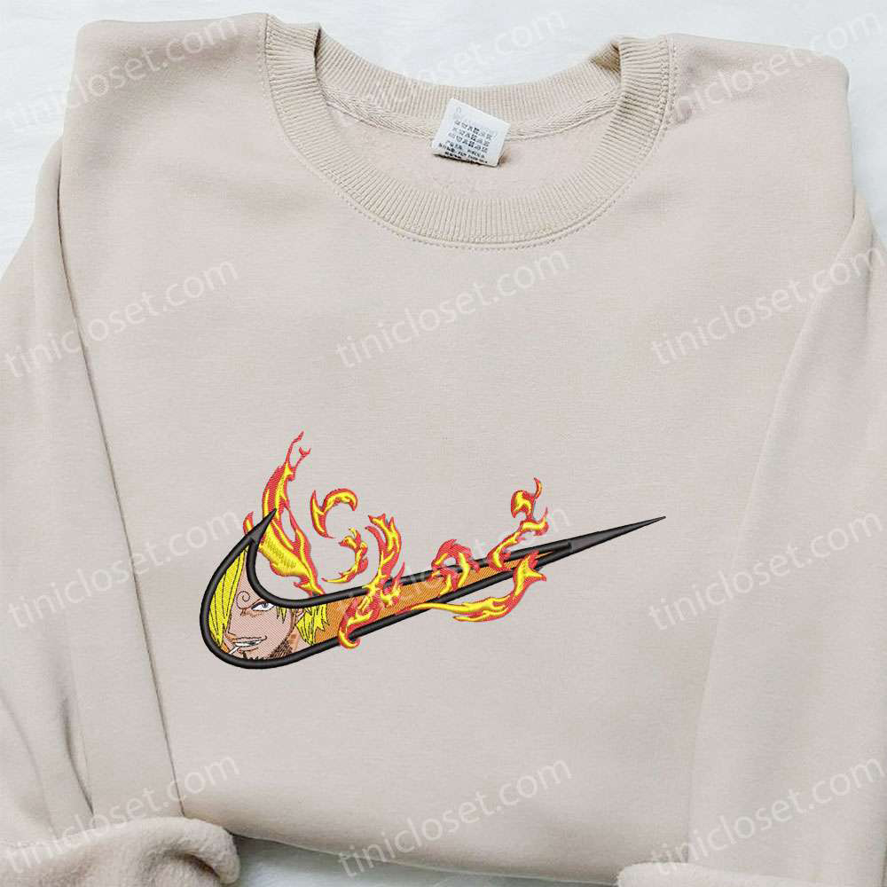 Vinsmoke Sanji Anime x Swoosh Hoodie – Cool Anime Clothing Best Family Gift