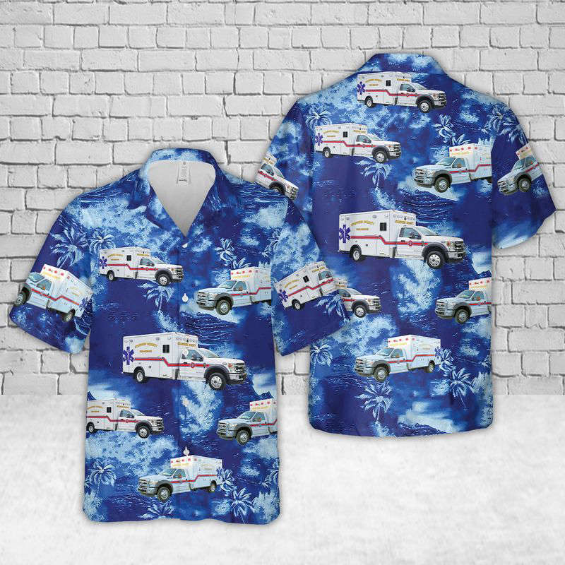 Virginia Stafford County Fire EMS Hawaiian Shirt Gift for Men Dad Father Gift for Men Dad Father