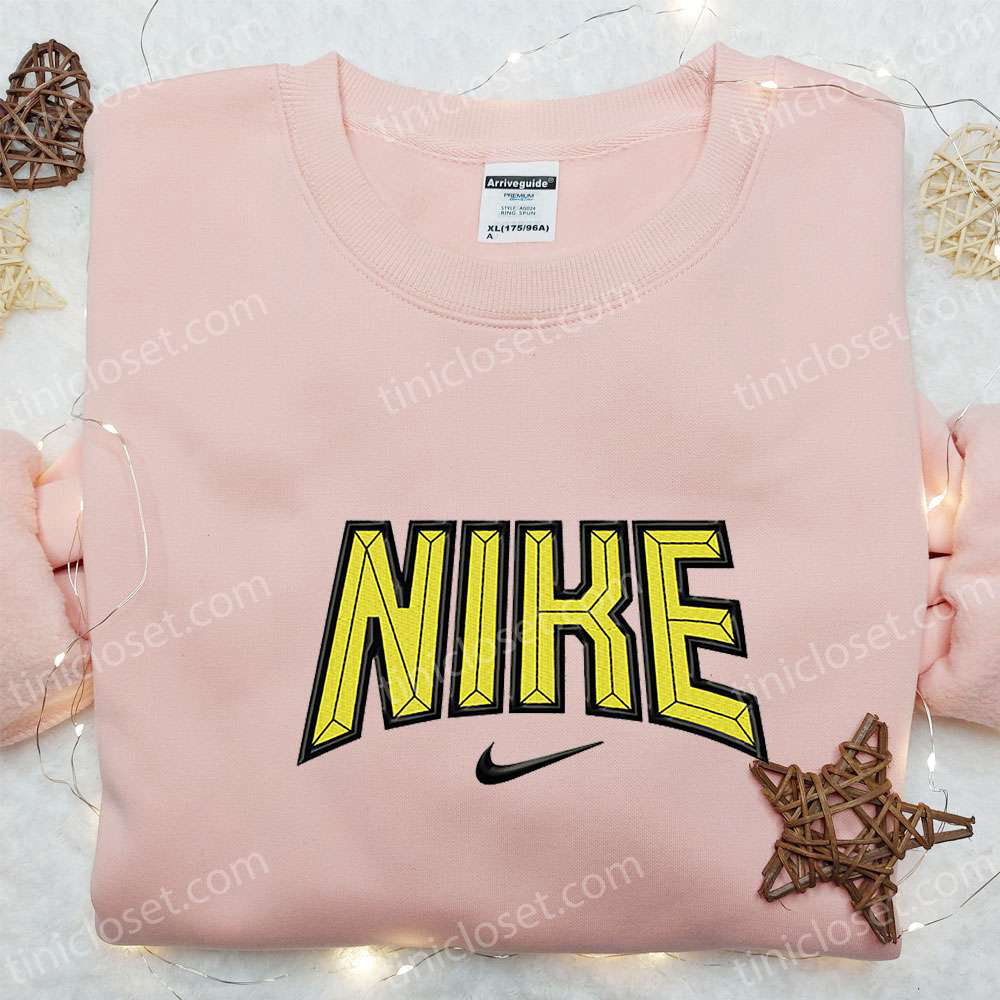 Nike Embroidered Shirt: Volumetric Letters Best Birthday Gift Ideas