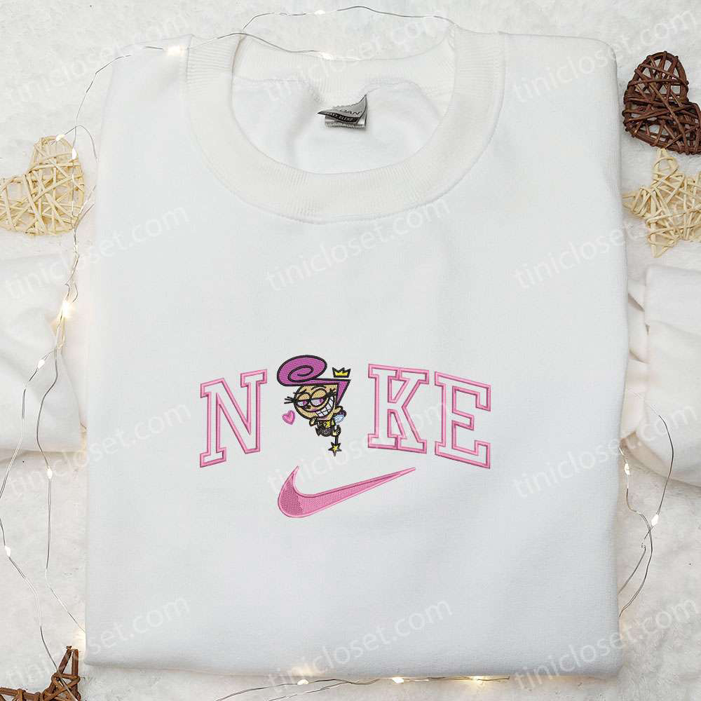 Wanda x Nike Cartoon Embroidered Hoodie & Cosmo Shirt: Best Family Gift Ideas