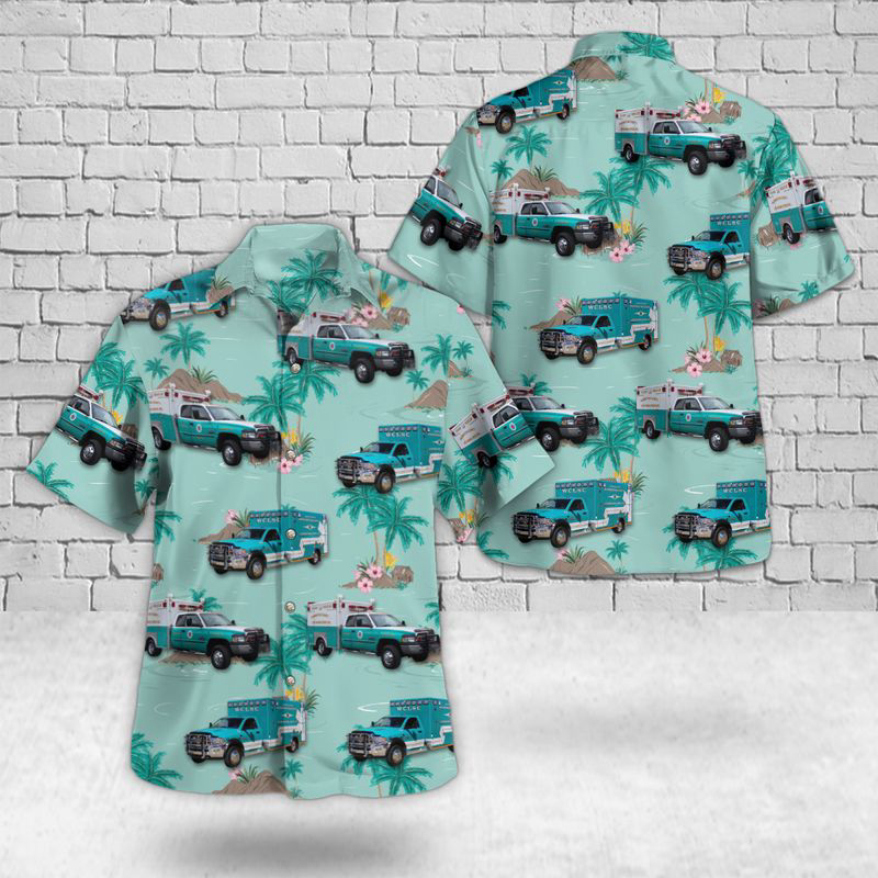 Washington County, Virginia, Washington County Life Saving Crew EMS Hawaiian Shirt Gift for Men Dad Father Gift for Men Dad Father