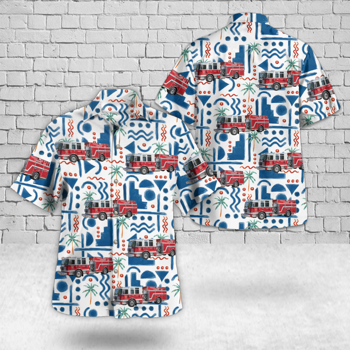 Welland, Ontario, Canada, Welland Fire Department Hawaiian Shirt Gift for Men Dad Father Gift for Men Dad Father