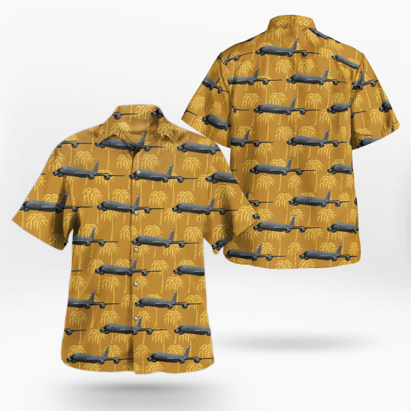 Wisconsin Air National Guard 128th Air Refueling Wing KC-135R Stratotanker Hawaiian shirt
