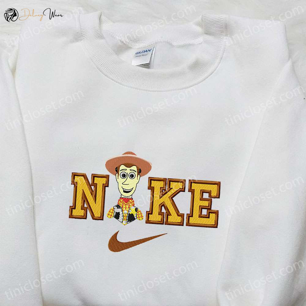 Nike Woody Cartoon Embroidered Tshirt – Toy Story Shirt