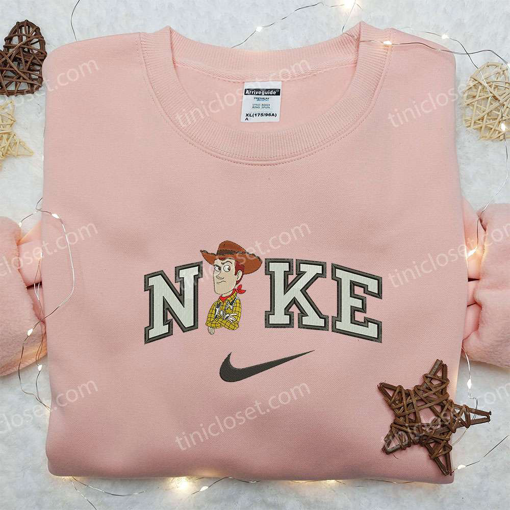 Embroidered Woody x Nike Hoodie & Toy Story Shirt Nike Inspired Apparel