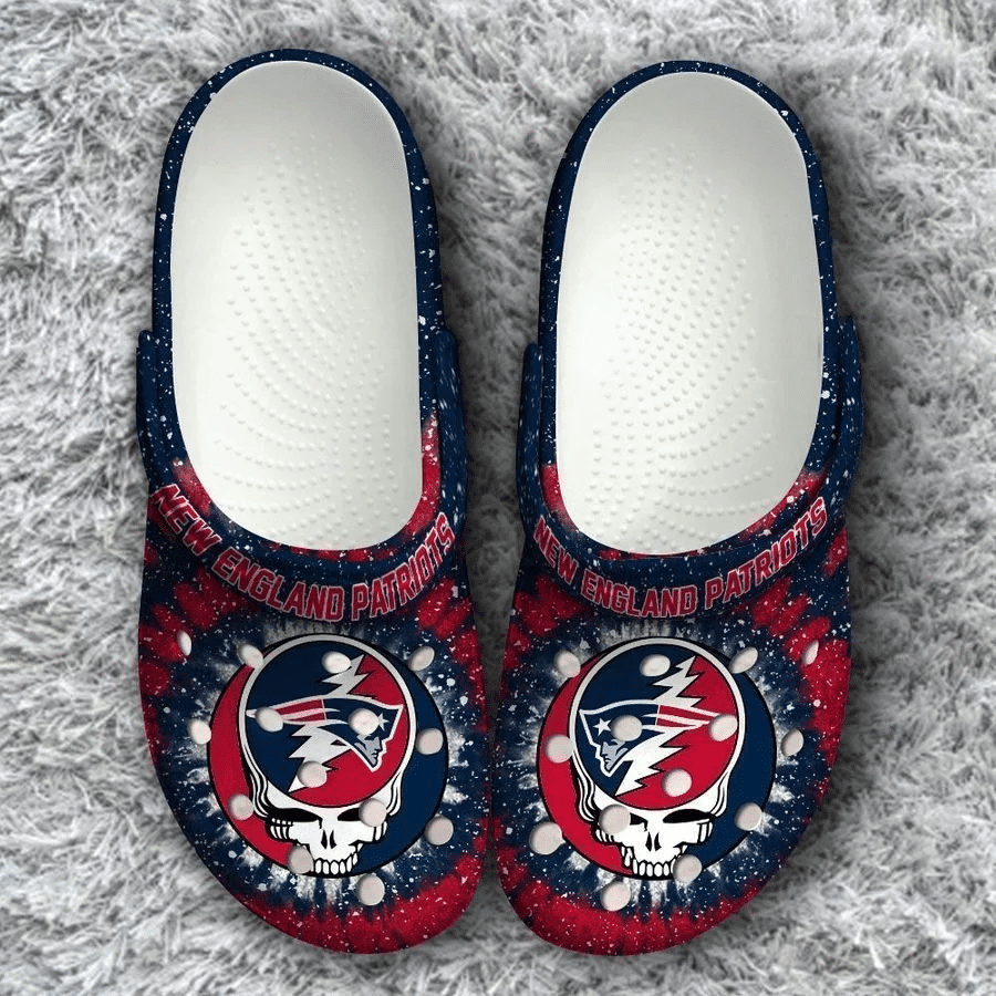 New England Patriots Grateful Dead Classic Unisex Classic Clogs For Fans Unisex Gifts 2024