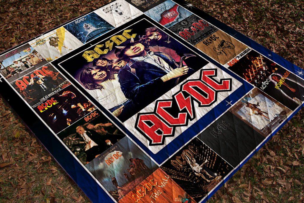 Rock Your Home Decor with AcDc 3 Quilt Blanket: Perfect Gift for Fans Rock Your Home Decor with AcDc 3 Quilt Blanket: Perfect Gift for Fans