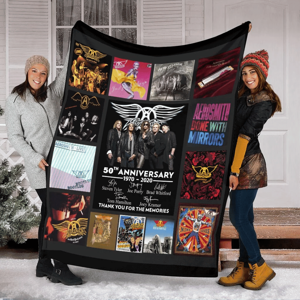 Aerosmith Fleece Blanket Quilt: Cozy Christmas & Holiday Gift for All Occasions