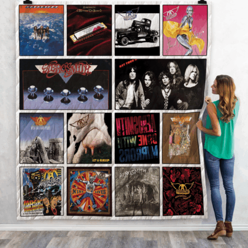 Rock in Style with Aerosmith Quilt New Arrival Blanket – Soft Warm & Trendy