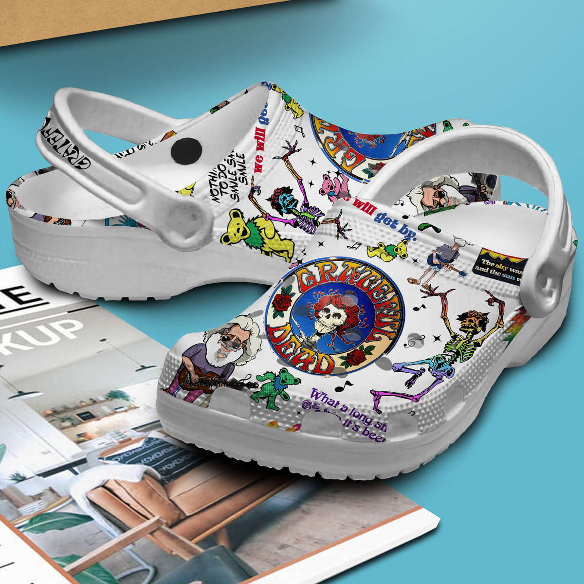 Dancing Bears Grateful Dead Music Band Clogs For Fans