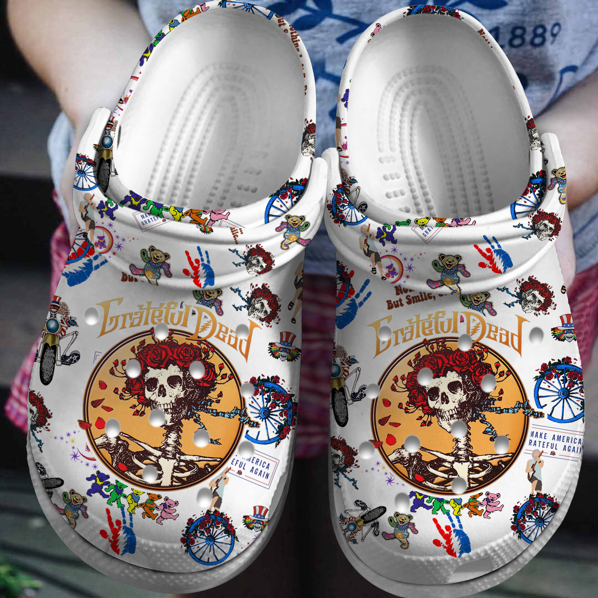 Limited Edition Grateful Dead Music Band  Clogs