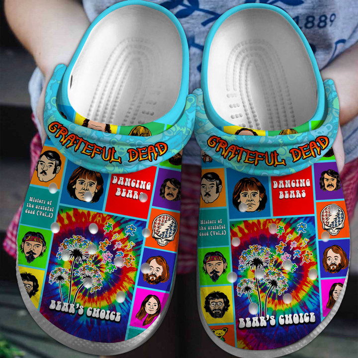 Water-resistant And Durable Clogs Grateful Dead Hippie Unisex Clogs