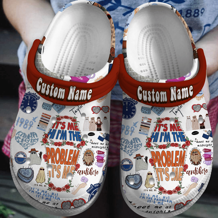 Shop Now for Personalized Taylor Swift Classic Slippers – Custom Clogs for Fans