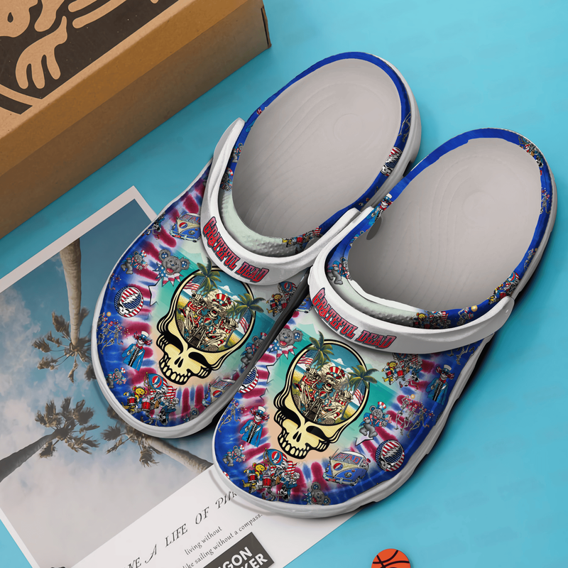 Special Design Grateful Dead Music Band Unisex Clogs, Shop Now!