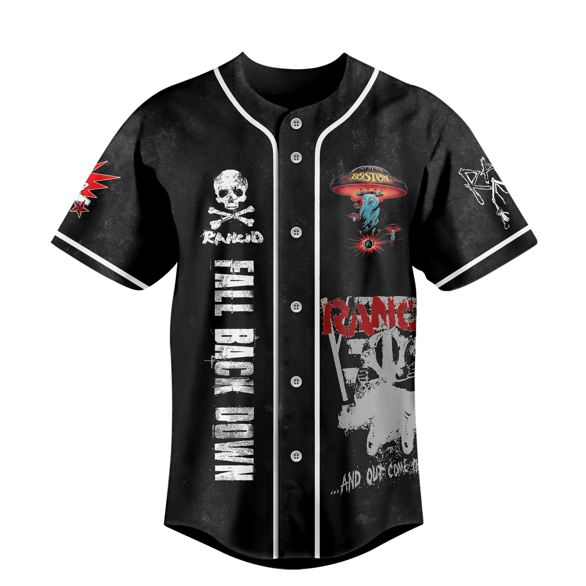 Fall Back Down Rancid Baseball Jersey For Men Women And Kids Gift Fall Back Down Rancid Baseball Jersey For Men Women And Kids Gift