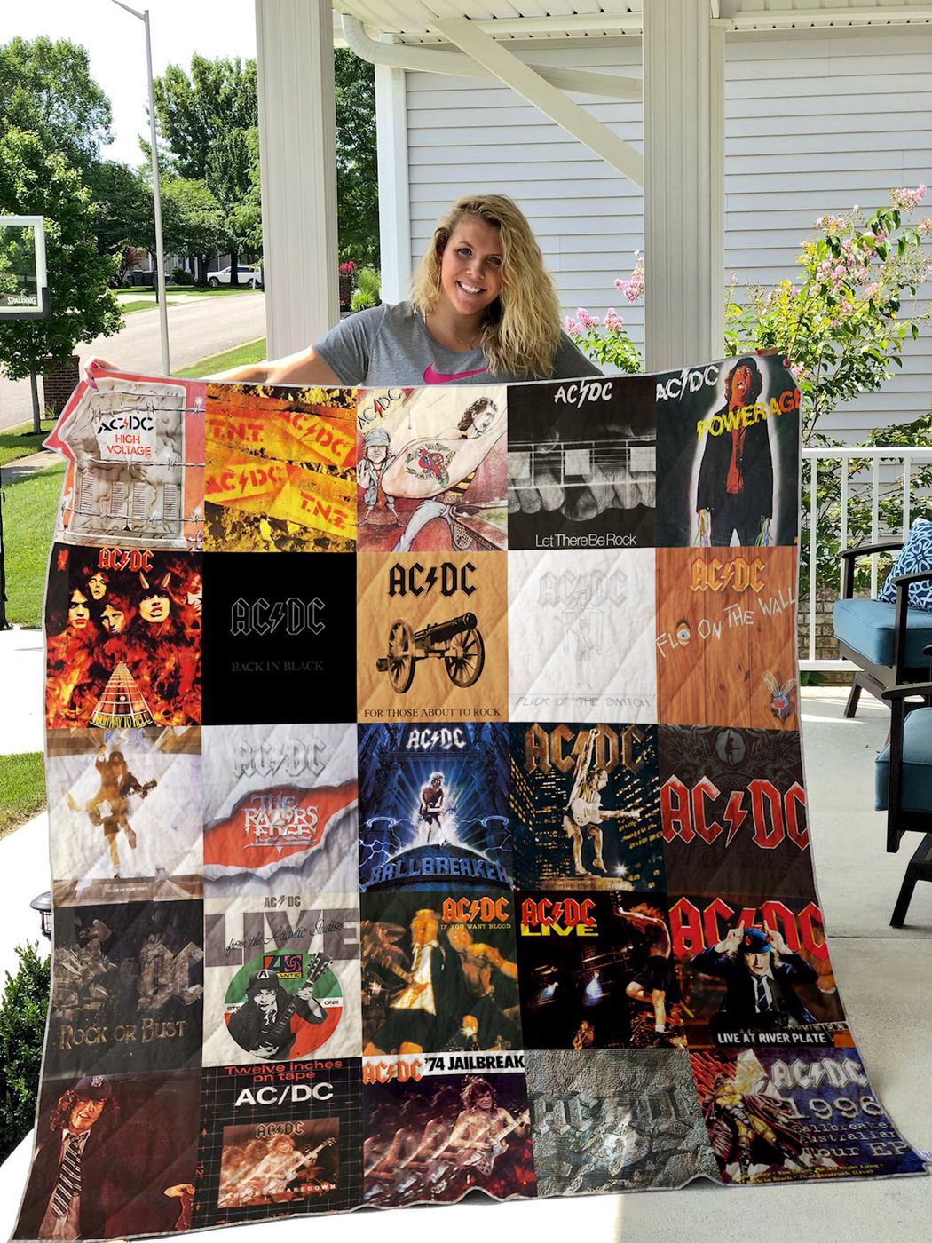 AcDc 2 Quilt Blanket: Perfect Home Decor Gift for Fans – Cozy & Stylish Rock-Inspired Design AcDc 2 Quilt Blanket: Perfect Home Decor Gift for Fans – Cozy & Stylish Rock-Inspired Design