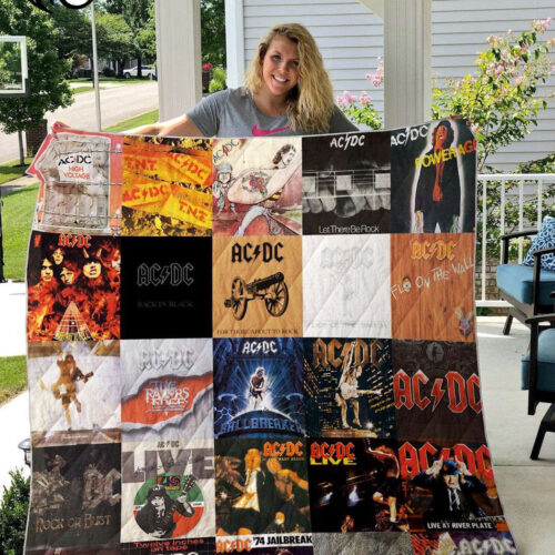 ACDC Band Blanket Quilt CH: Rock-Inspired Comfort for Music Lovers