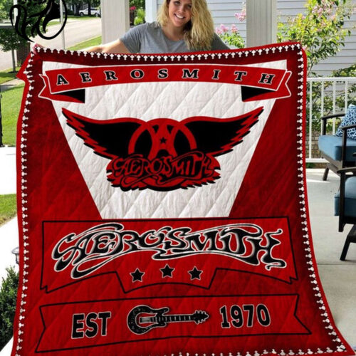 Aerosmith 2 Blanket Quilt G95: Rock Your Style with this Cozy and Stylish Aerosmith-Themed Blanket!