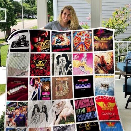 Rock in Style with Aerosmith 3 Blanket Quilt G95 – Premium Comfort for Music Lovers