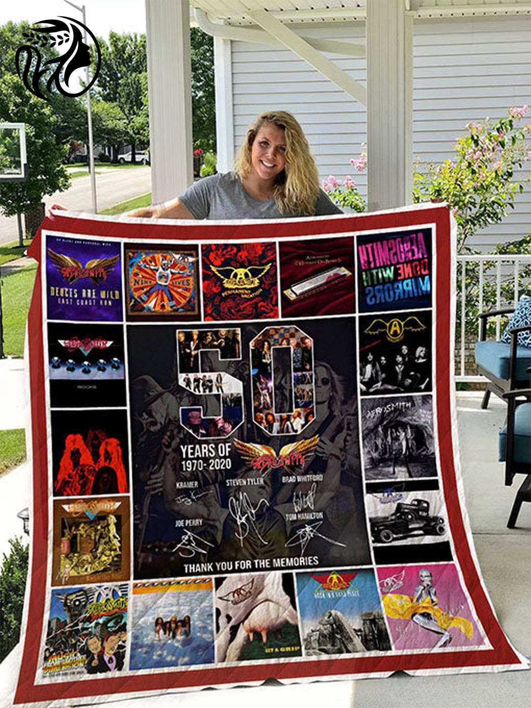 Rock in Style with Aerosmith 50 Years Anniversary Quilt Blanket – Limited Edition Rock Band Memorabilia Rock in Style with Aerosmith 50 Years Anniversary Quilt Blanket – Limited Edition Rock Band Memorabilia