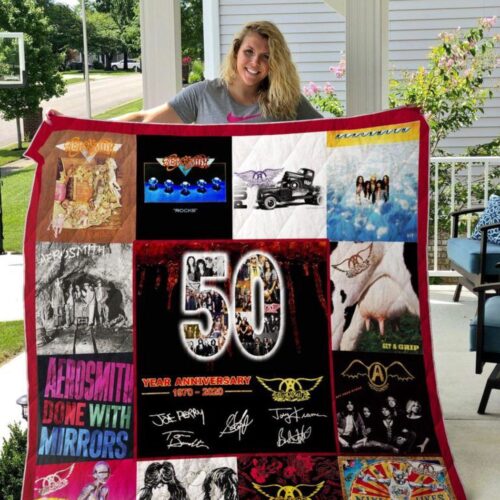 Aerosmith 50 Years Fan Quilt Blanket: Celebrating 1970-2020 with Engaging Design