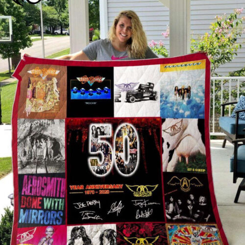 Aerosmith 50 Years Fan Quilt Blanket: Celebrating 1970-2020 with Engaging Design