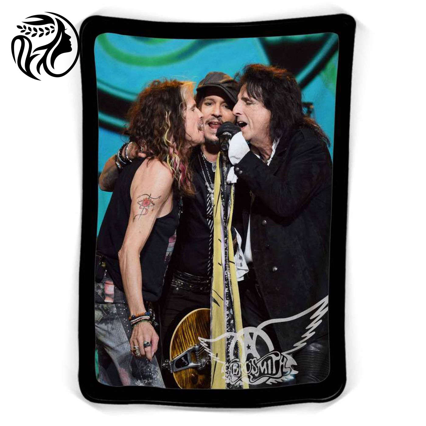 Rock in Style with Aerosmith Band Fleece Blanket - Cozy Music-inspired Bedding
