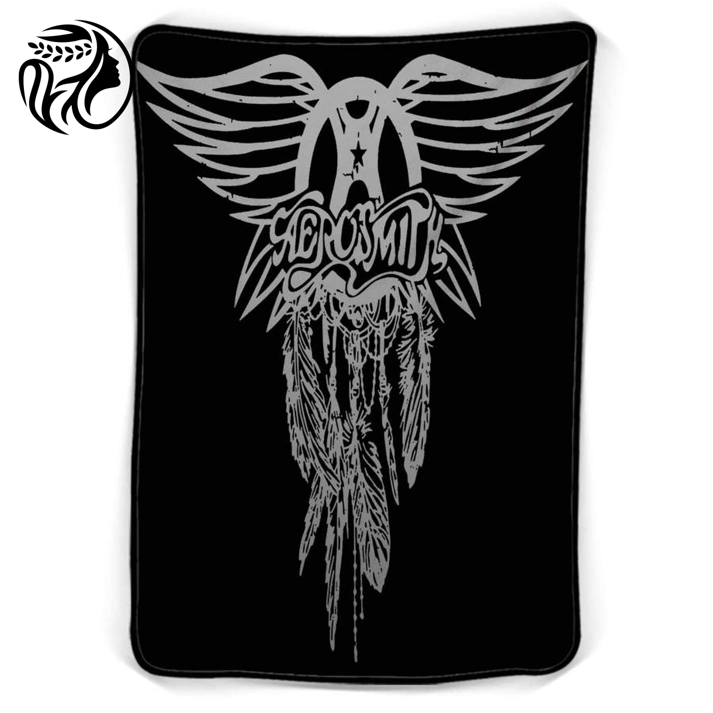 Rock in Style with Aerosmith Band Logo Fleece Blanket - Cozy & Classic Music Merchandise