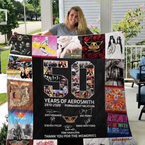 Aerosmith Fleece Blanket Quilt – Cozy Rock Band Merchandise for Ultimate Comfort