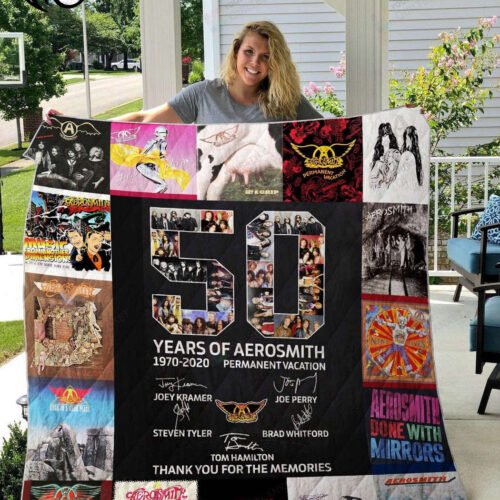 Aerosmith Fleece Blanket Quilt – Cozy Rock Band Merchandise for Ultimate Comfort