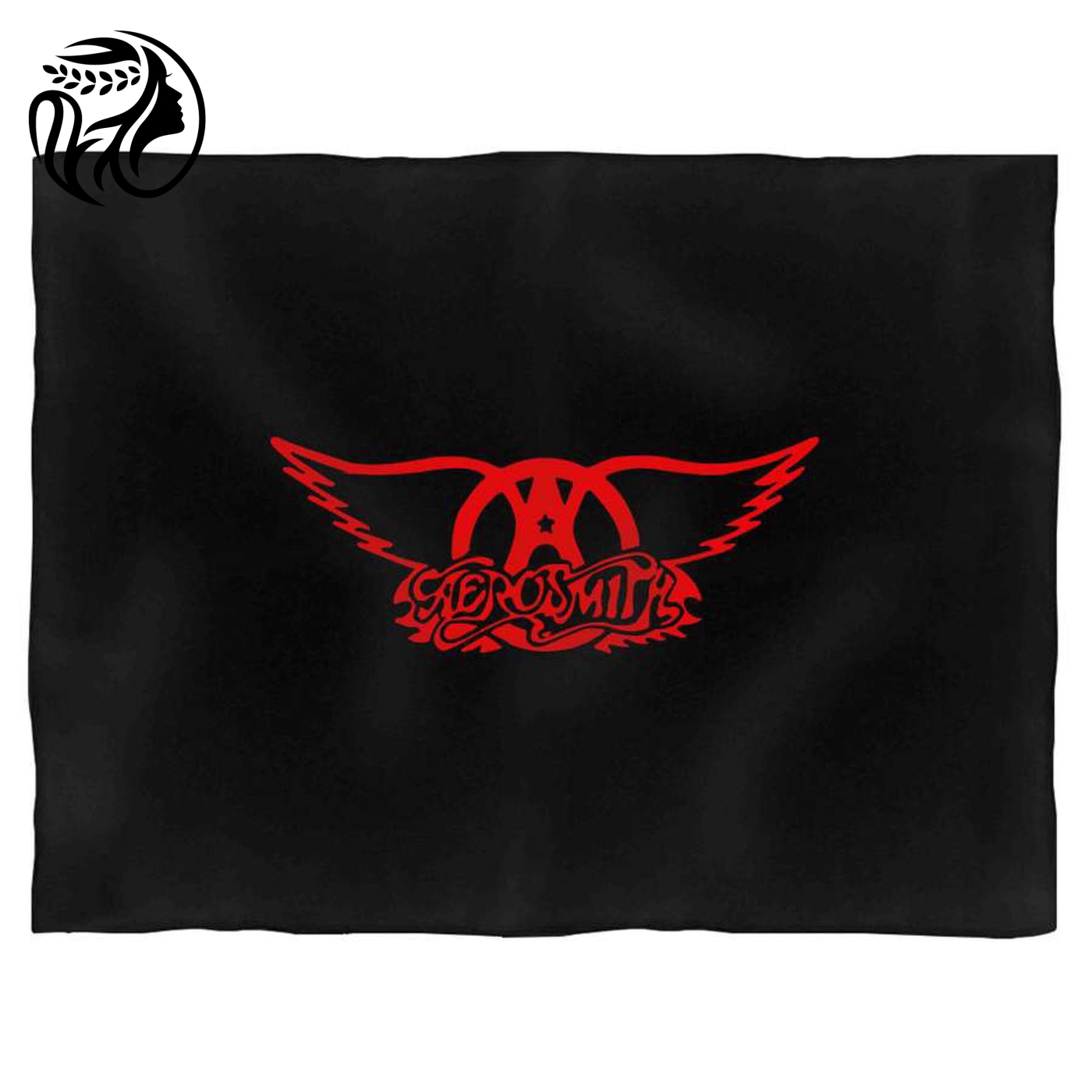 Aerosmith Logo Hard Rock Blanket - Vintage 80’s 70’s Design for a Cozy Throw
