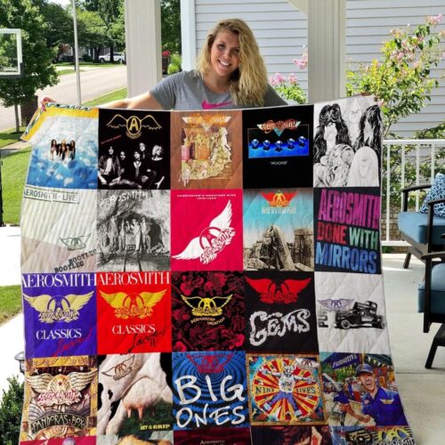 Cozy Aerosmith Lover Blanket Quilt G95: Perfect Music-Inspired Bedding for Ultimate Comfort!