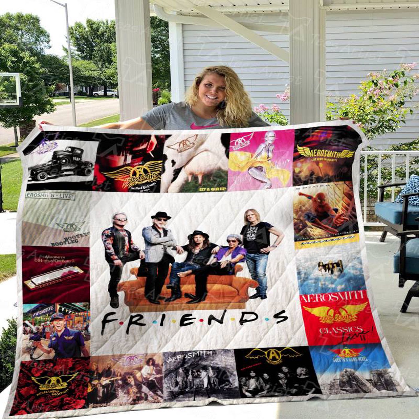 Aerosmith Quilt Blanket 01638: Rock your home with this stylish and cozy Aerosmith-themed quilt blanket! Aerosmith Quilt Blanket 01638: Rock your home with this stylish and cozy Aerosmith-themed quilt blanket!