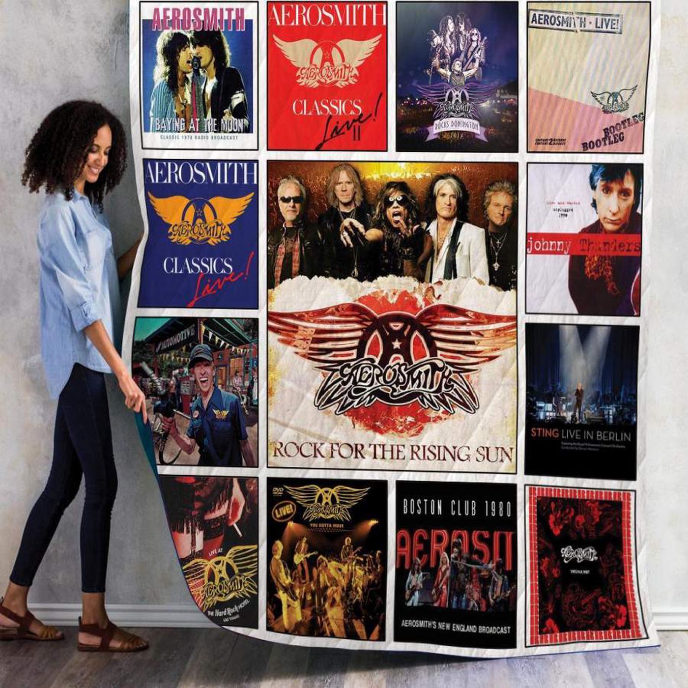 Rock in Style with Aerosmith Quilt Blanket EU0417O – Premium Comfort for Music Lovers Rock in Style with Aerosmith Quilt Blanket EU0417O – Premium Comfort for Music Lovers