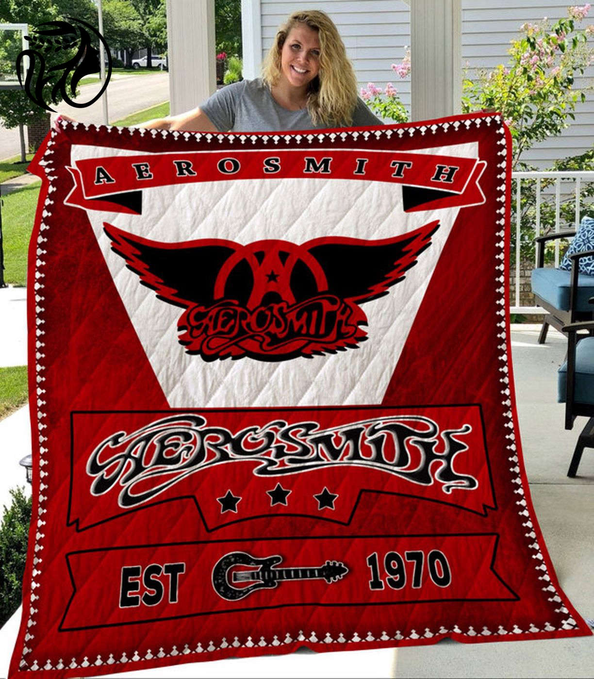 Aerosmith Quilt Blanket: Perfect for Music Rock And Roll Fans – Rock And Roll Music Band Quilt Musial Blanket Aerosmith Quilt Blanket: Perfect for Music Rock And Roll Fans – Rock And Roll Music Band Quilt Musial Blanket