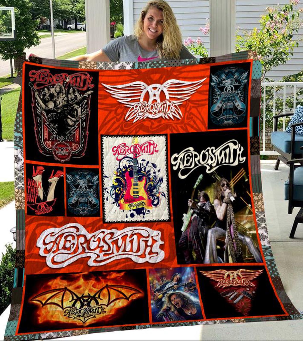 Rock out in style with Aerosmith Quilt Blanket – Limited Edition L687-Hao1 Rock out in style with Aerosmith Quilt Blanket – Limited Edition L687-Hao1