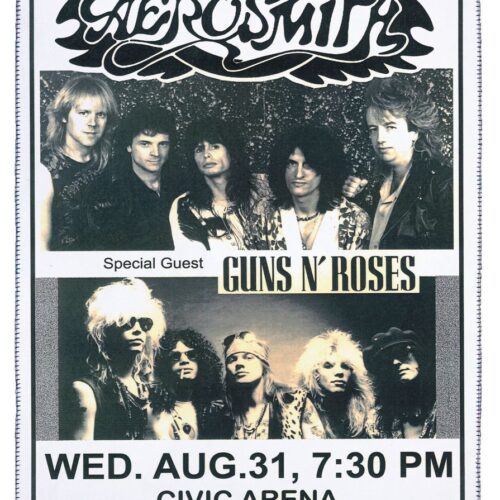 Aerosmith Tour Poster Band Blanket Arena – Official Merchandise for Ultimate Fans