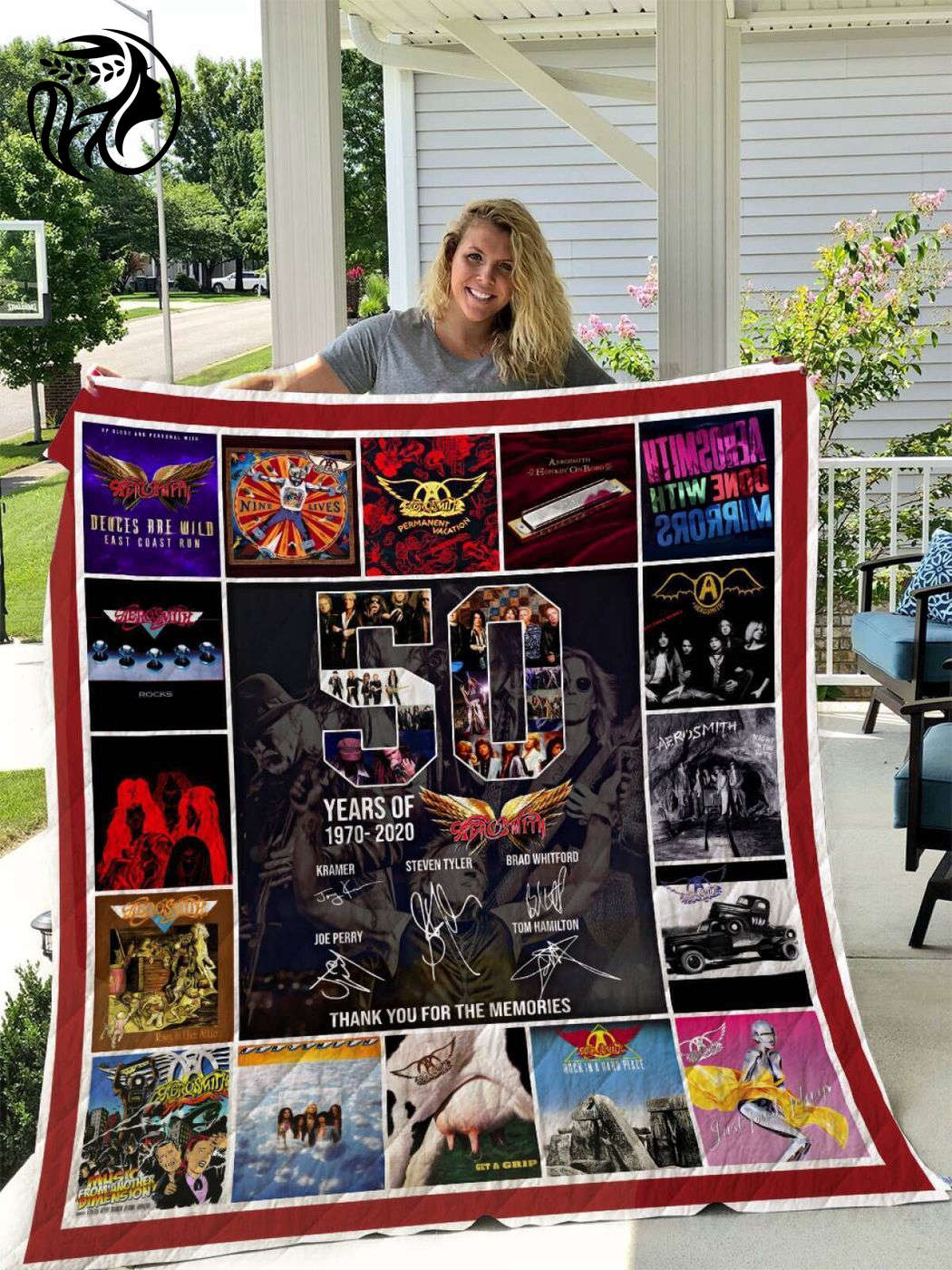 Aerosmith 50th Anniversary 3D Quilt & Fleece Blanket: Commemorative Music Memorabilia Aerosmith 50th Anniversary 3D Quilt & Fleece Blanket: Commemorative Music Memorabilia