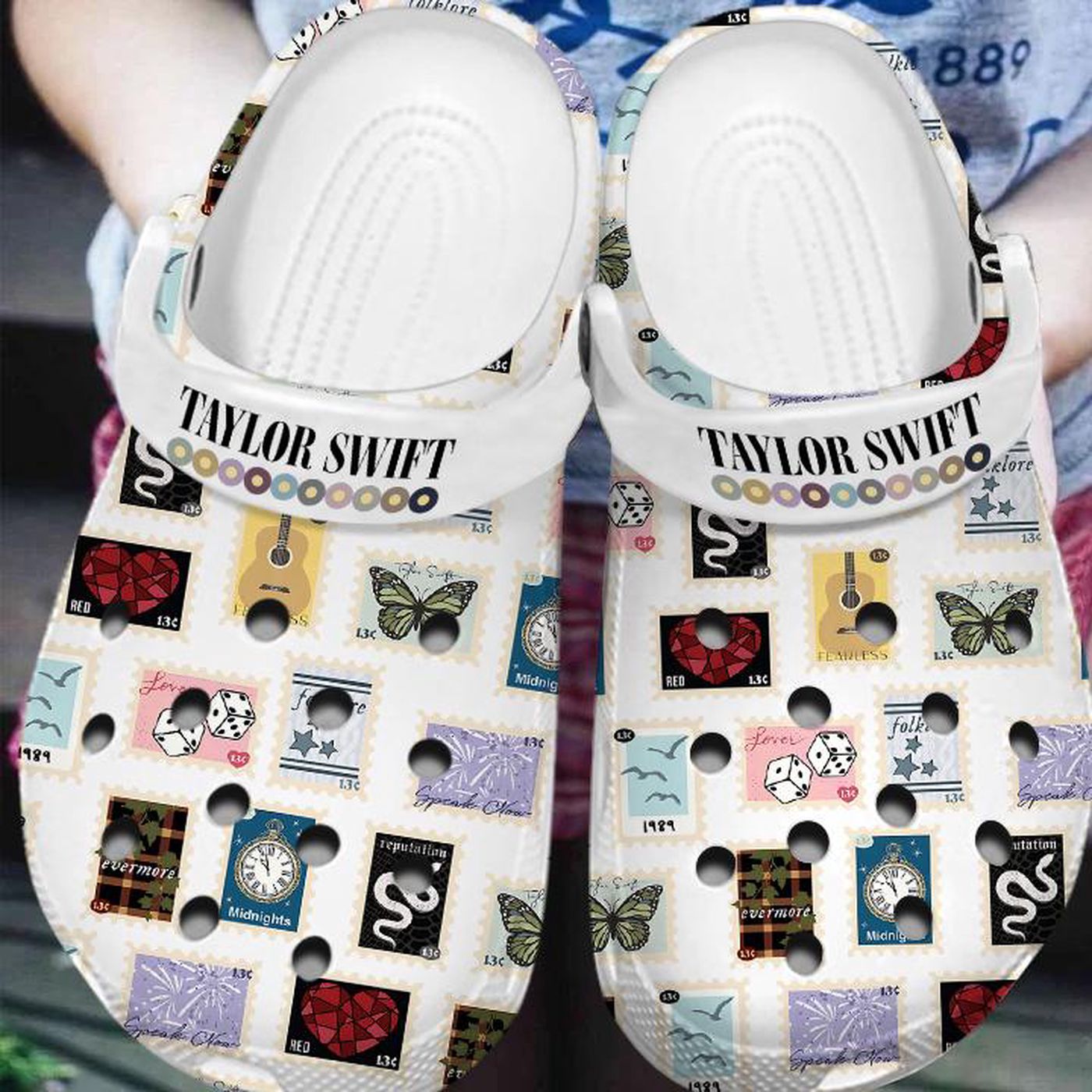 Stylish Taylor Swift Clogs with Album Stamps – Perfect for Swifties Limited Edition Collection Stylish Taylor Swift Clogs with Album Stamps – Perfect for Swifties Limited Edition Collection