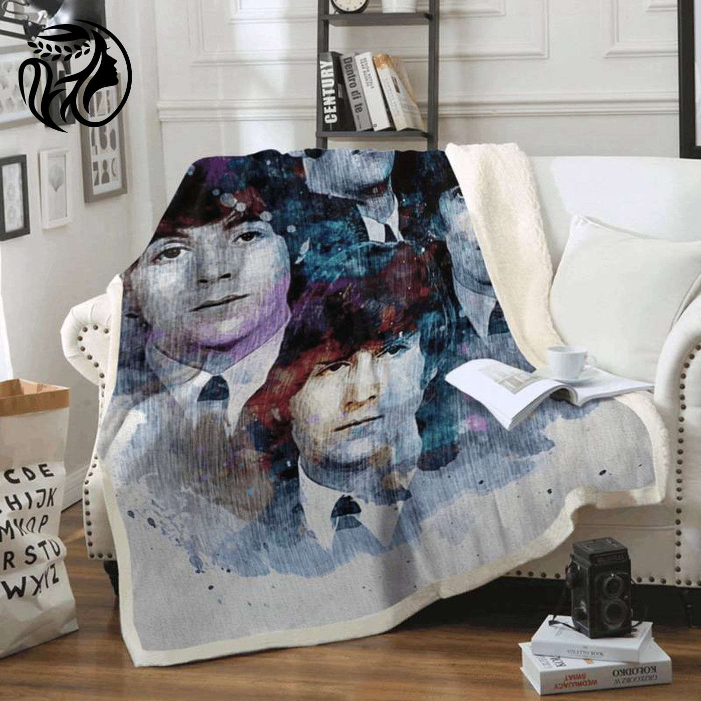 Beatles Band Pop Art Fleece Blanket: Celebrate The Beatles with this Cozy Must-Have!