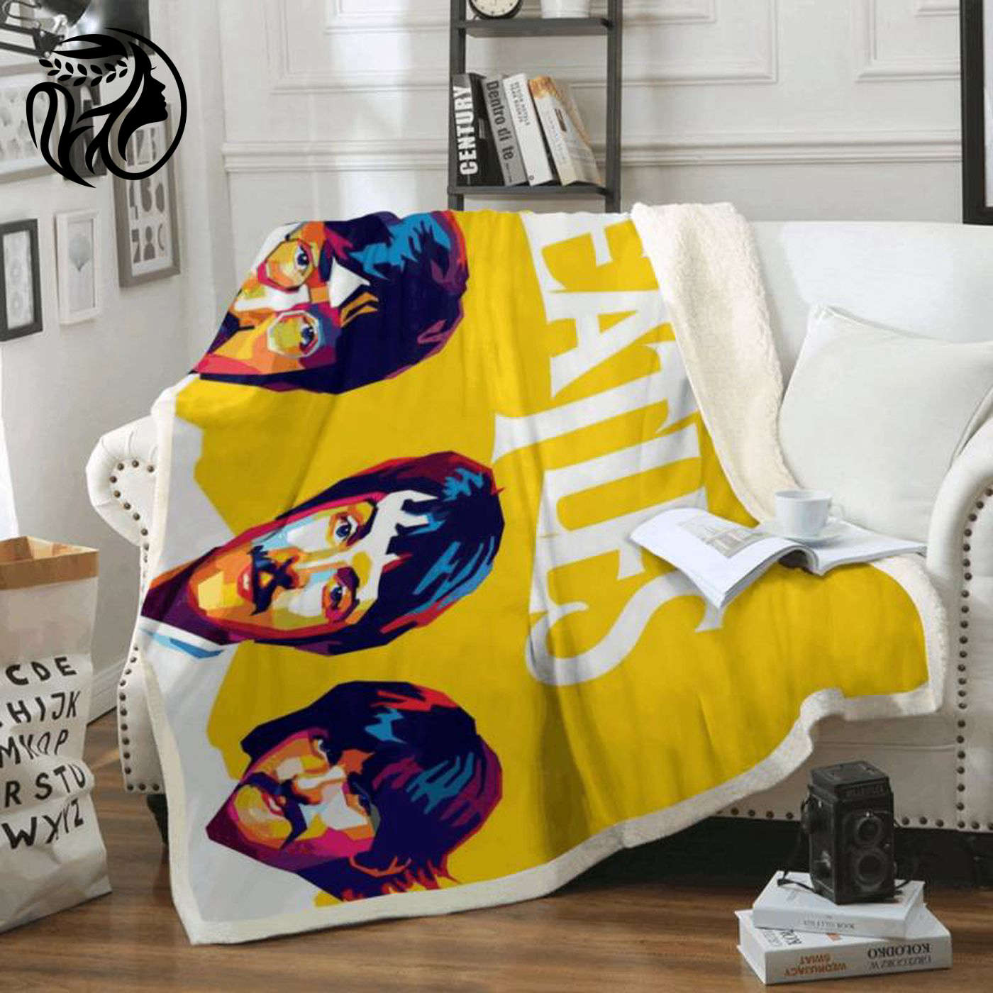 Beatles Band Fleece Blanket – Iconic Liverpool Tribute Official Beatles Merch