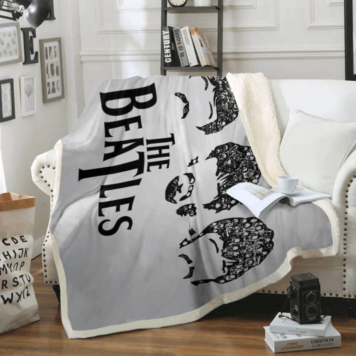 Beatles Band Music Art Fleece Blanket: English Rock Band Memorabilia