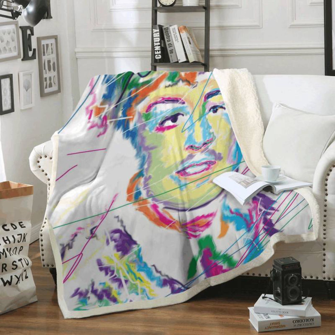 Iconic Beatles Band Fleece Blanket – Liverpool Music Art for True Fans