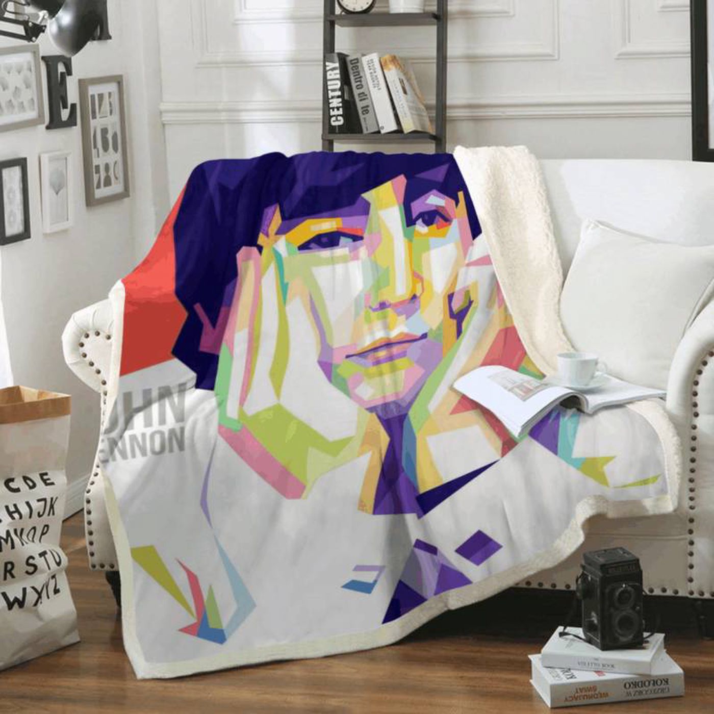 Iconic Beatles Band Fleece Blanket – Perfect for Fans of the Liverpool Music Legends!