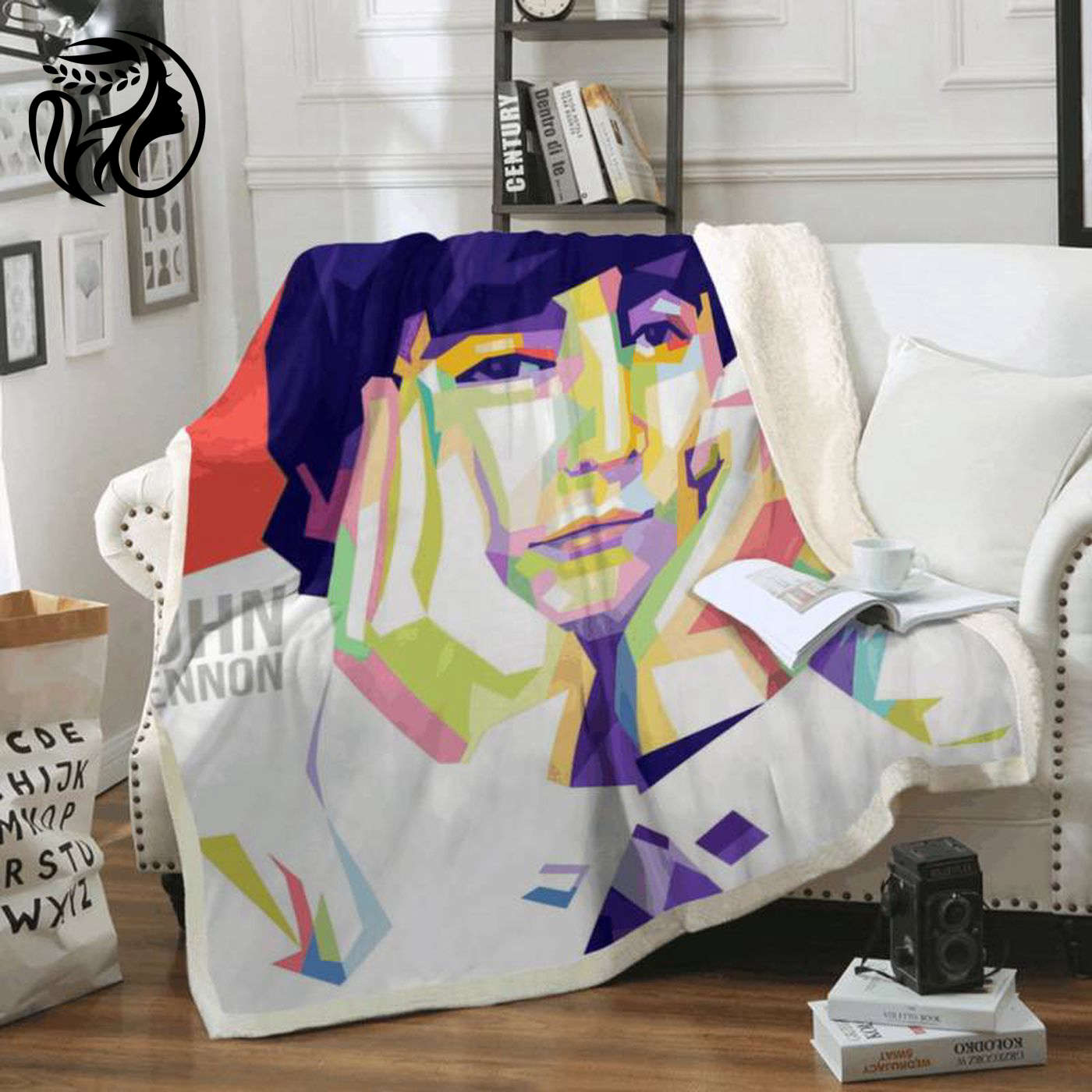 Iconic Beatles Band Fleece Blanket – Perfect for Fans of the Liverpool Music Legends!